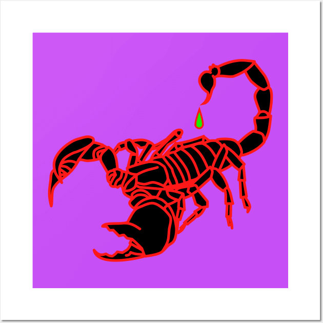 Scorpion's Sting Wall Art by NateArtDesign